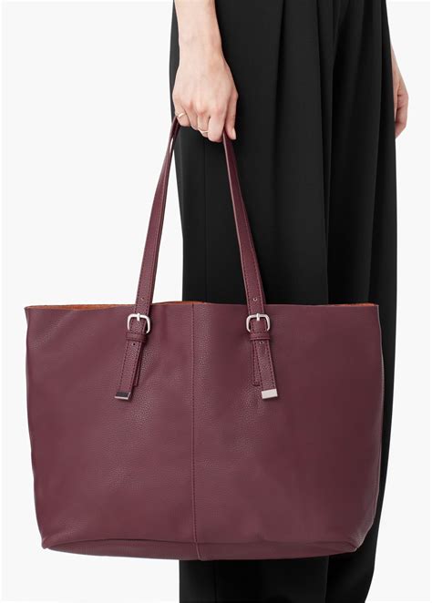 shopper bag mango|mango shopper bags for women.